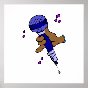 Poster Microphone