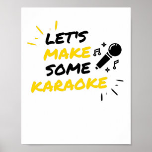 Poster Microphone Karaoke