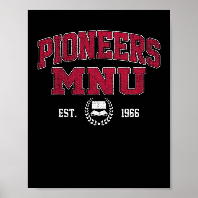 Poster Midamerica Nazarene Of Technology Arch Retro For M (Devant)