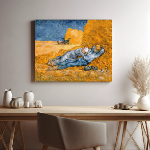 Poster Midi, repos du travail de Vincent Van Gogh
