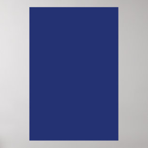 Poster Midnight Dark Blue Personnalisé Arrière - plan de 