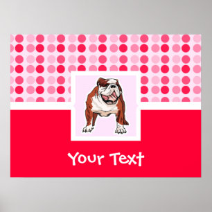 Poster mignon Bulldog