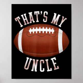 Poster Mignon C'est Mon Oncle Là-bas Drôle de Football Ne