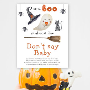 Poster Mignon fantôme - Ne dis pas bébé