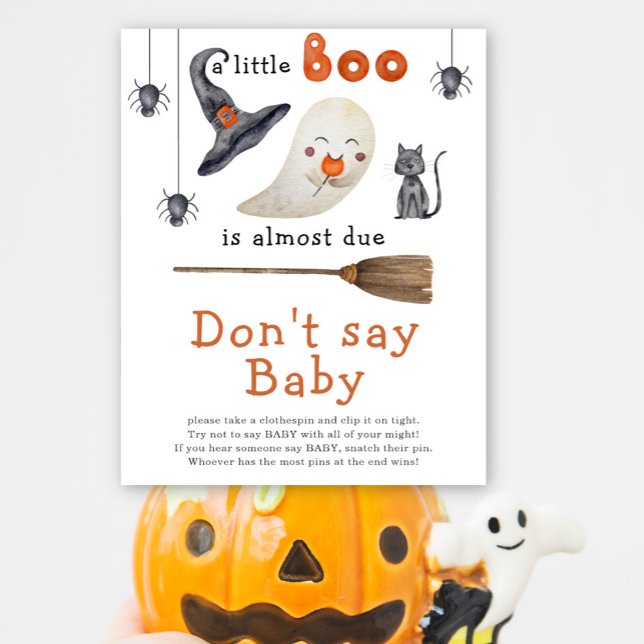 Poster Mignon fantôme - Ne dis pas bébé (Créateur téléchargé)