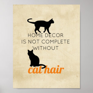 Poster mignon humour d'affiche de devis de chat pour amou
