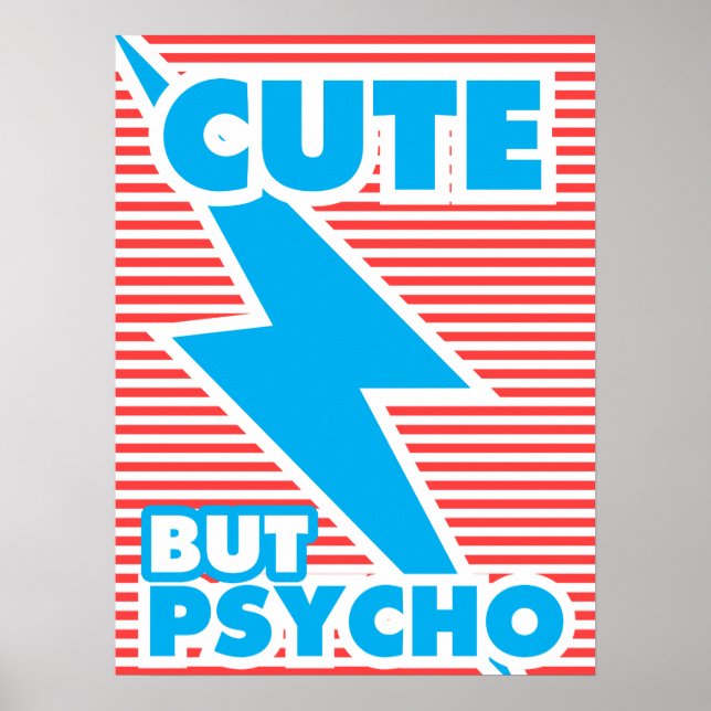 Poster Mignon Mais Psycho (Devant)