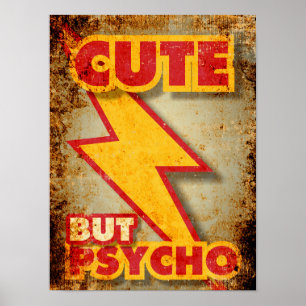 Poster Mignon Mais Psychopathe