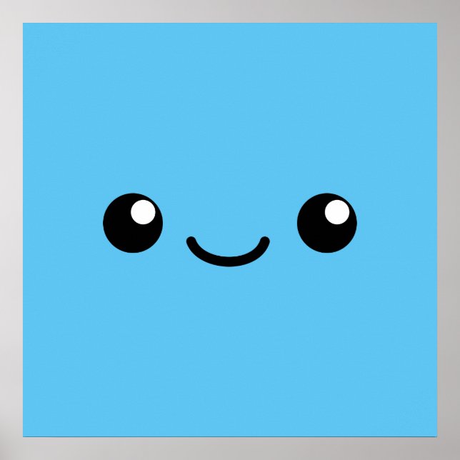 Poster Mignonne Bleue (Devant)