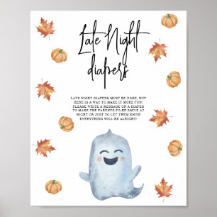 Poster Mignonne fantôme - Late Night couches