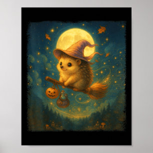 Poster Mignonne Halloween Halloween Balade De Chambre Ave