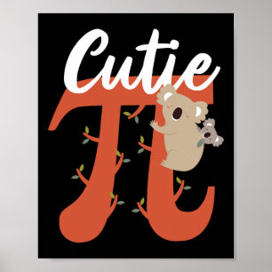 Poster Mignonne Pi Day Mathématiques Cutie Pie Par