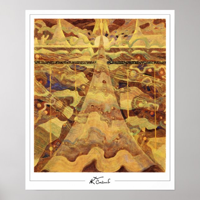 Poster Mikalojus Konstantinas Ciurlionis Zedign Art Post. (Devant)