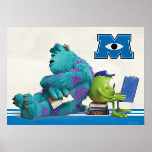 Poster Mike et Sulley Reading