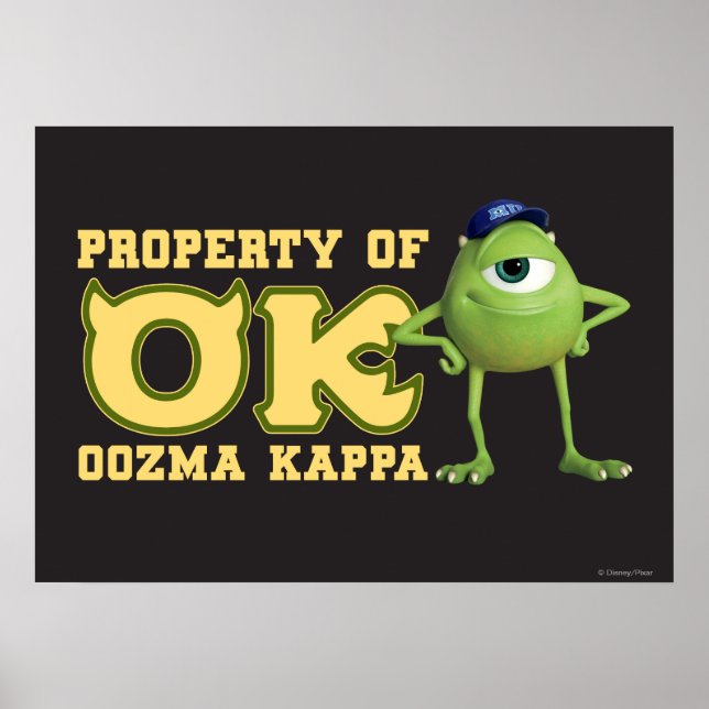 Poster Mike - Propriété de OK (Devant)