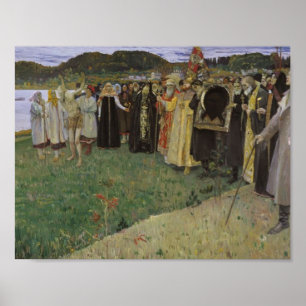 Poster Mikhail Nesterov - Rus : L'âme du peuple