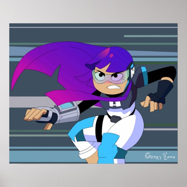 Poster Miko Kubota Glitch Techs (Devant)