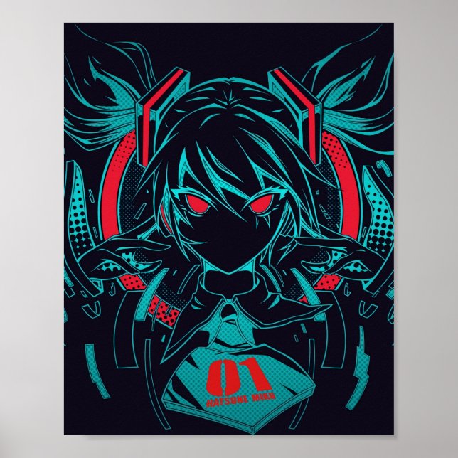 Poster Miku Digital Diva (Devant)