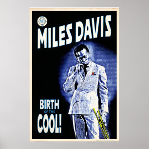 Poster Miles Davis Birth of the Cool Graphique, Original