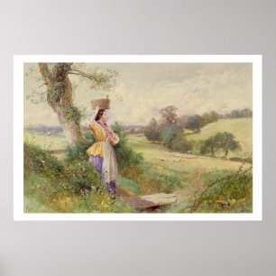 Poster Milkmaid 1860