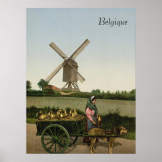 Poster Milkseller en Belgique
