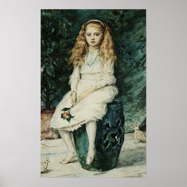 Poster Millais - Nina Lehmann (Lady Campbell) 9 ans (Devant)