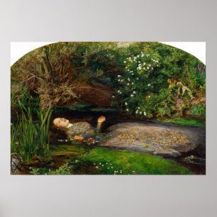 Poster Millais - Ophélie