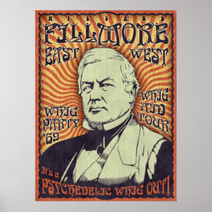 Poster Millard Fillmore - libéral !