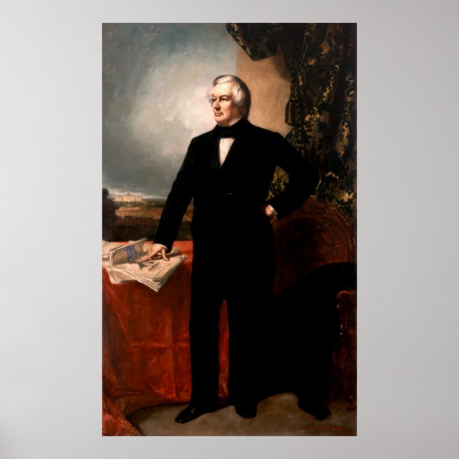 Poster MILLARD FILLMORE par George Peter Alexander Healy (Devant)