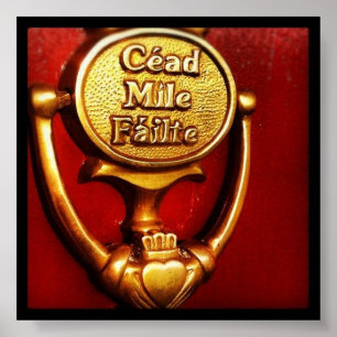 Poster Mille Failte de Cead