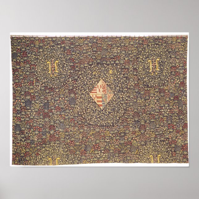 Poster Mille fleurs aux armoiries de (Devant)