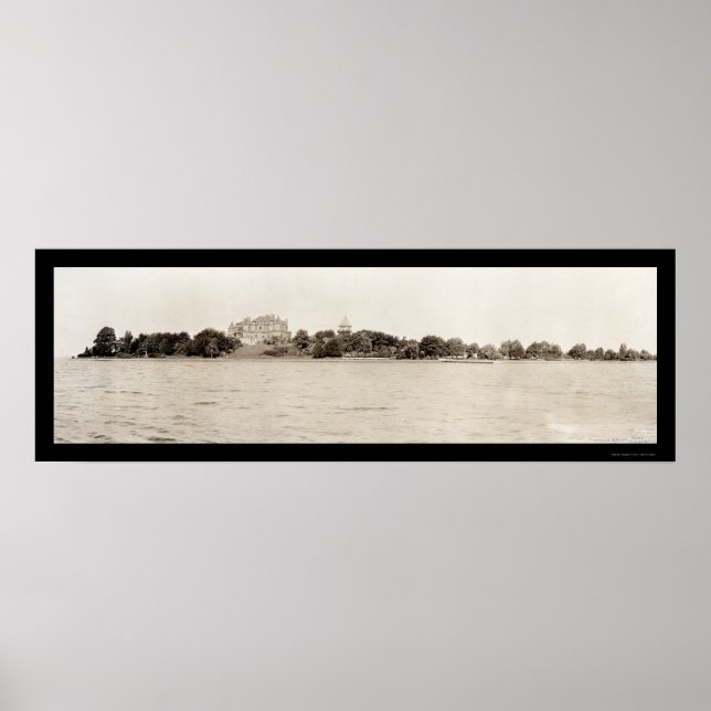 Poster Mille Îles NY Photo 1909 (Devant)