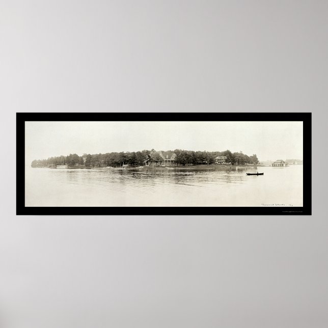 Poster Mille Îles NY Photo 1909 (Devant)