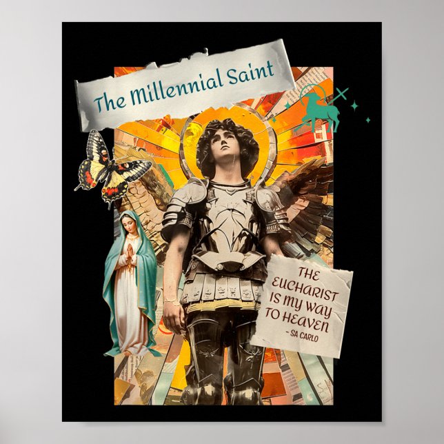Poster Millennial Saint The Eucharist Way To Heaven  (Devant)