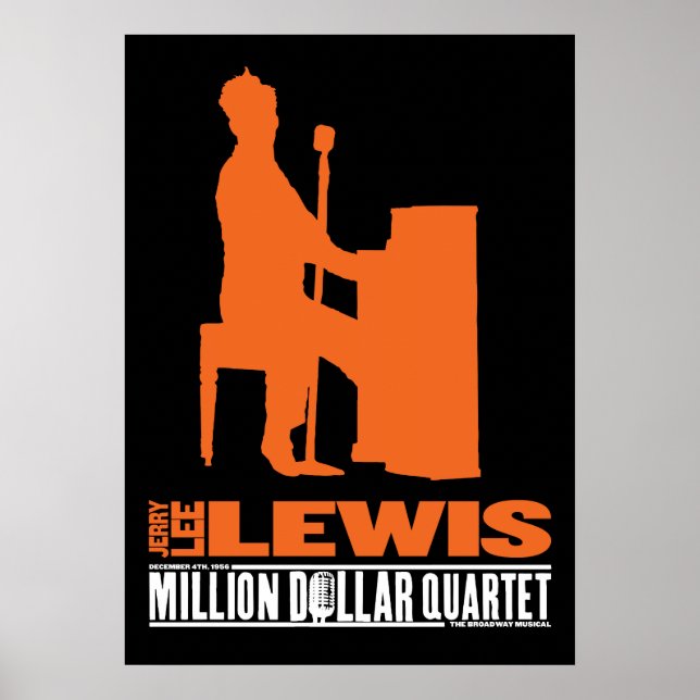 Poster Million Dollar Quartet Lewis (Devant)