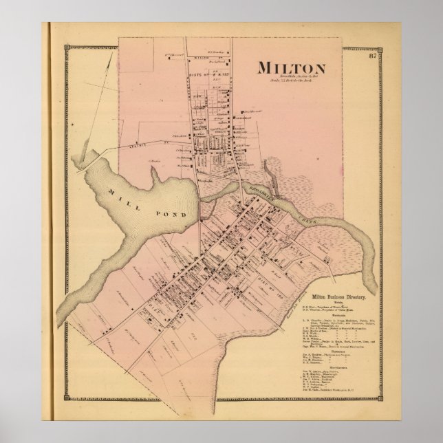 Poster Milton Delaware (Devant)