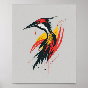 Poster Mime coloré