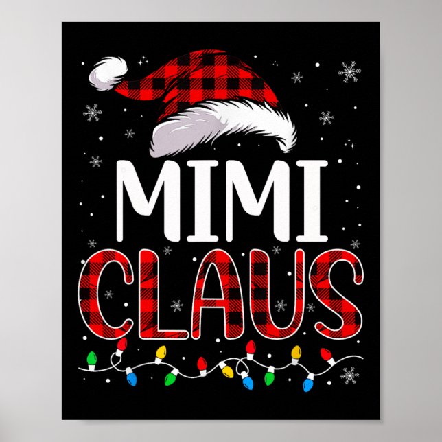 Poster Mimi Claus Feux de Noël Matching Famille Noël P (Devant)