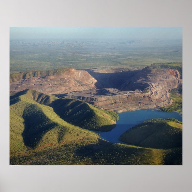 Poster Mine de diamants d'Argyle (Devant)