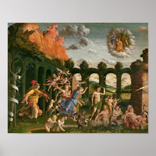 Poster Minerva pourchasser les vices (Devant)