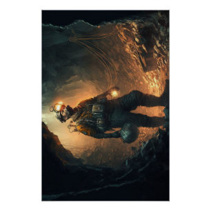 Poster Mines dangereuses