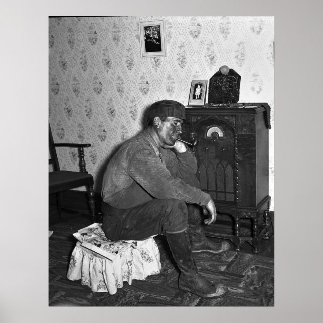 Poster Mineur De Bien À Faire, 1938 (Devant)