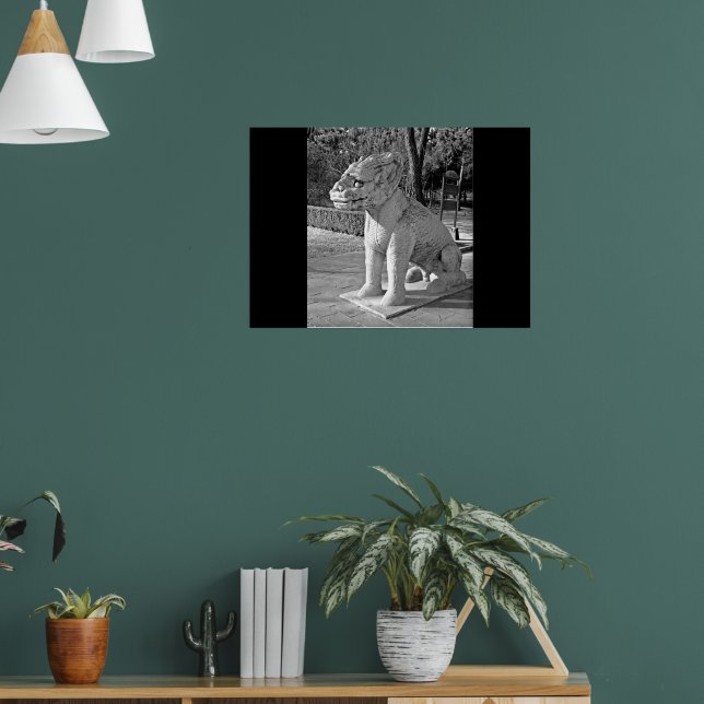 Poster Ming Tombs Dragon B&W (Salon 1)