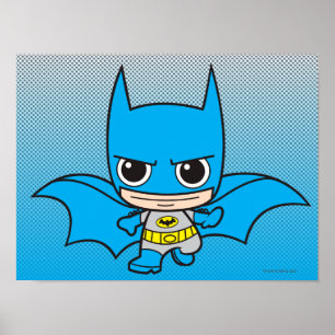 Poster Mini Batman en cours d'exécution