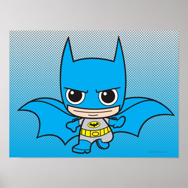Poster Mini Batman en cours d'exécution (Devant)