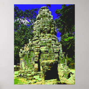 Poster Mini Bayon [Redux] ... Siem Reap, Cambodia