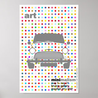 Poster Mini Cooper classique de Damian