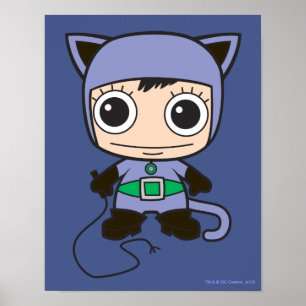 Poster Mini Femme de chat