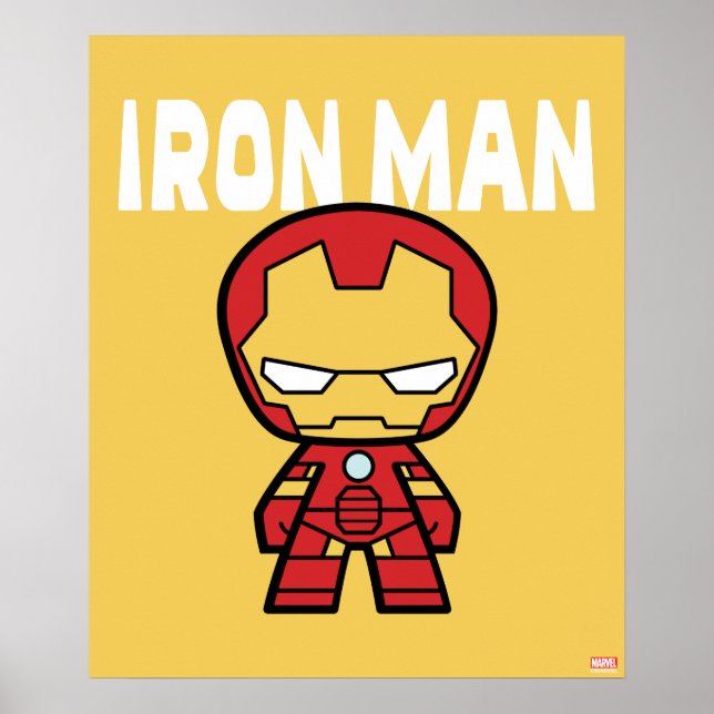 Poster Mini Iron Man Mignon (Devant)