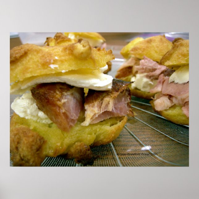 Poster Mini jambon et sammies de fromage (Devant)